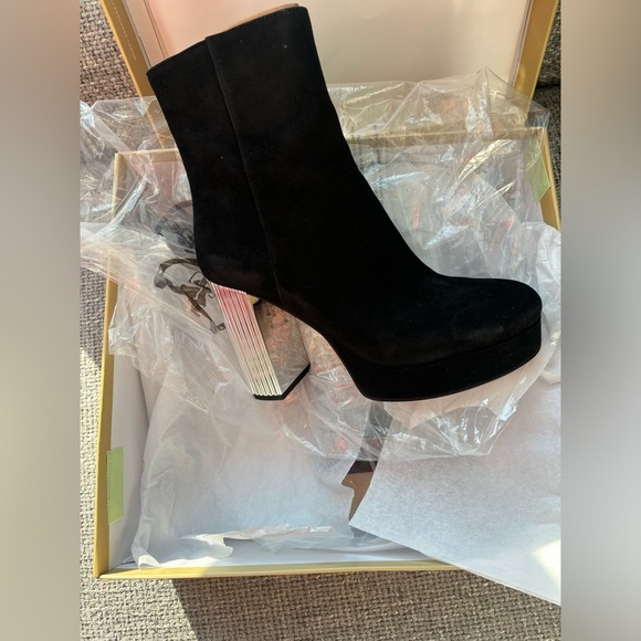 Michael Kors Porter Suede Platform Ankle Boots – 9 Brand New (not outlet) - Picture 15 of 16
